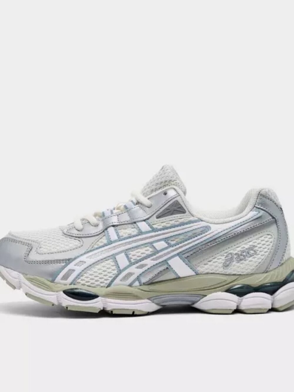Women's ASICS GEL-NYC 2055 Shoes - Cream Dolphin Grey 1203A542 107 - Picture 8 of 14
